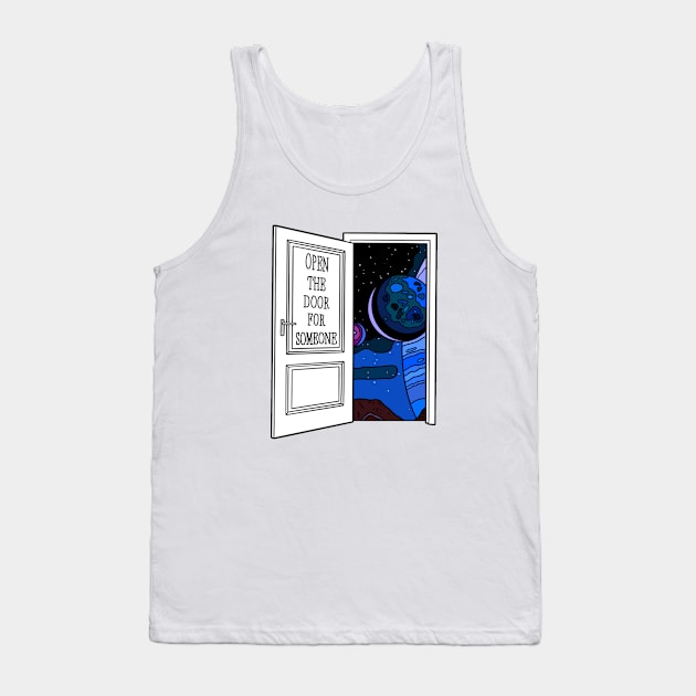 Open The Door Tank Top by Nerdpins